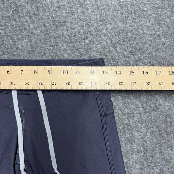 Nike Dri-Fit Cropped Capri Running Pants Women's Small Gray Filament Pocket - Picture 6 of 8